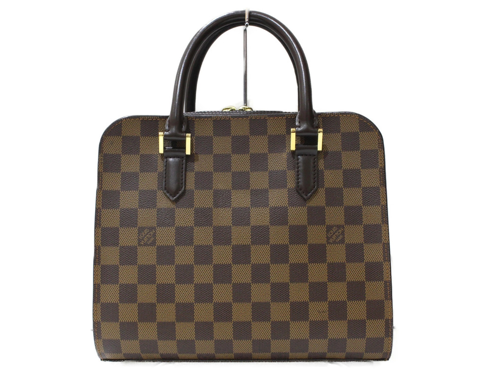 Louis Vuitton Brown Ebene Damier Triana Handbag